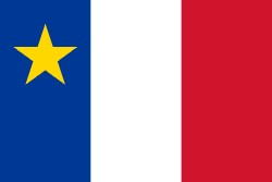 Canadá, Acadianos, Bandeira