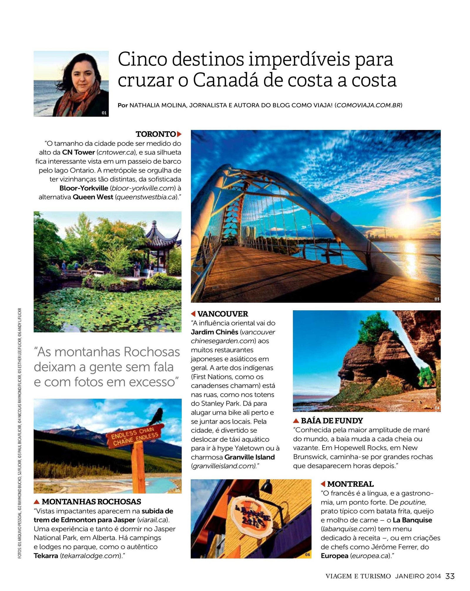 Dicas do Canadá, Nathalia Molina, @ComoViaja, Revista Viagem e Turismo