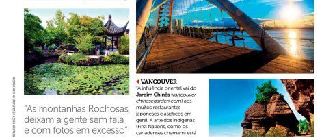 Revista Viagem e Turismo: minhas dicas sobre o Canadá