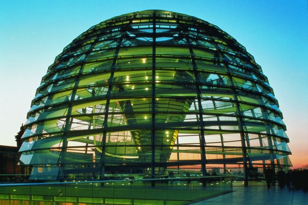 Visita à cúpula do palácio do Reichstag,