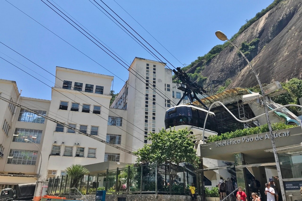 Bondinho do Pão de Açúcar fica perto do Ibis Styles Botafogo